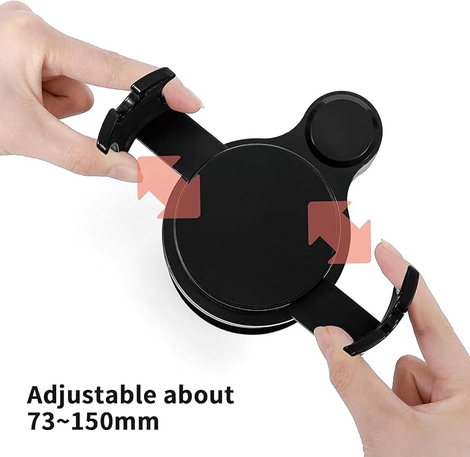 Car Cup Holder Extender with Wireless Charger, 360° Rotating Cup Holder Expander and Beverage Organizer for Auto, Van and Sedan, Multifunction Car Interior Accessory